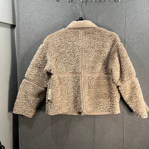 a.n.a Women's Winter Outerwear Coat Faux Shearling Midweight Coat Size M - Picture 3 of 15